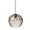 Besa Lighting Wave 10 Cord Pendant, Smoke, Satin Nickel Finish, 1x60W Incandescent 1TT-462702-SN - alternate 1